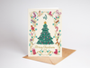 Vintage Christmas Tree Christmas Card