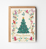 Vintage Christmas Tree Christmas Card