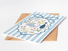 Blue Stork New Baby Card