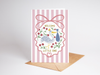 Pink Stork New Baby Card