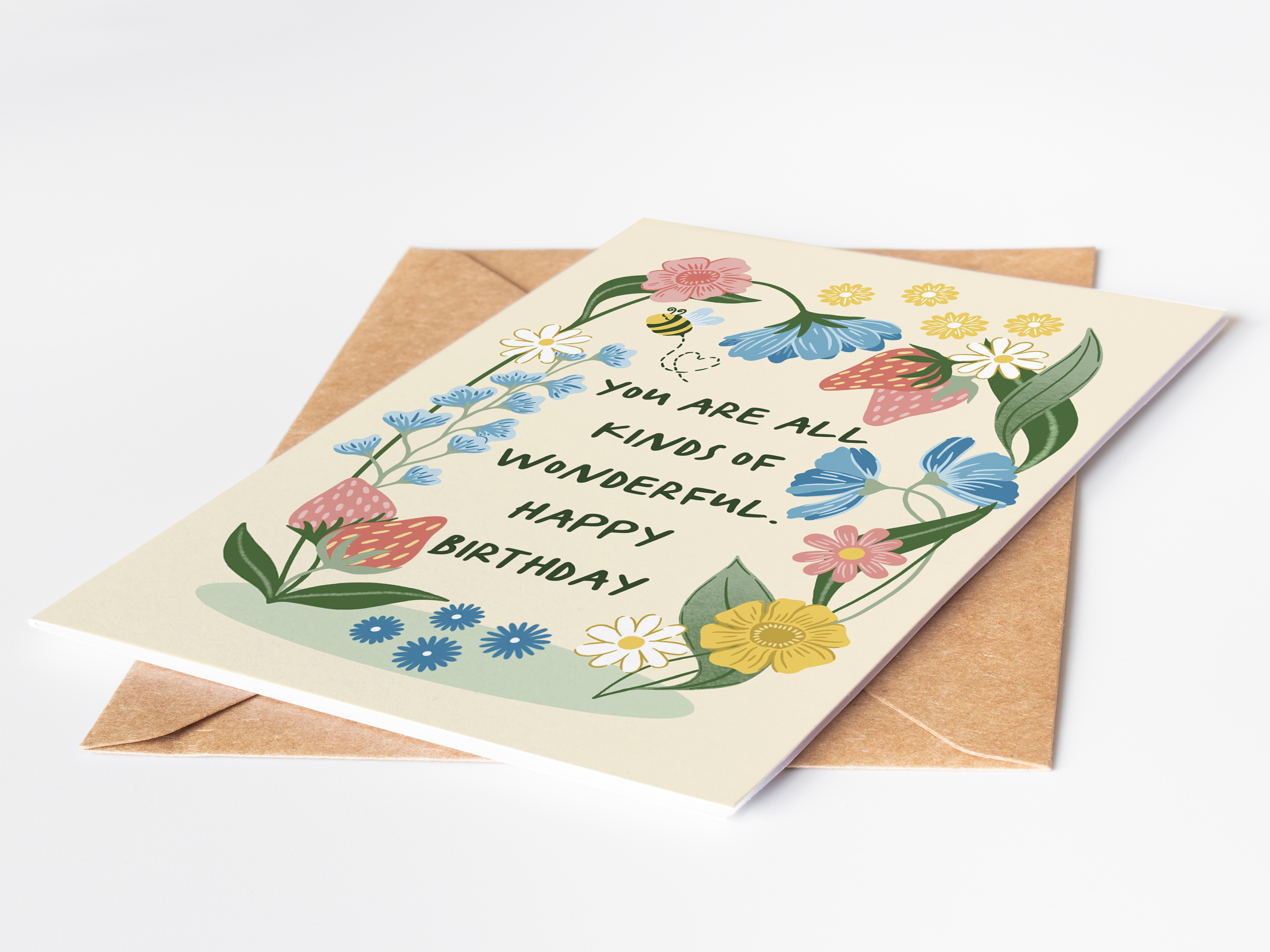 You Are Wonderful Birthday Card