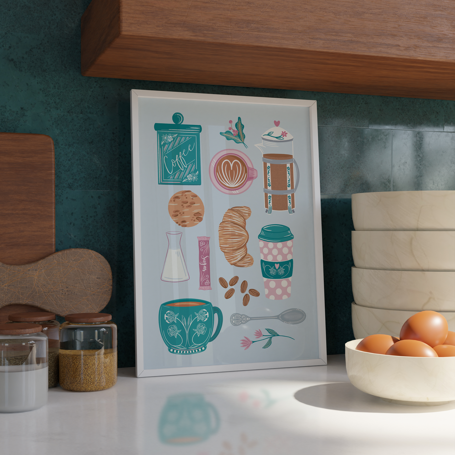 Coffee Art Print