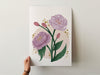 Peony Floral Art Print