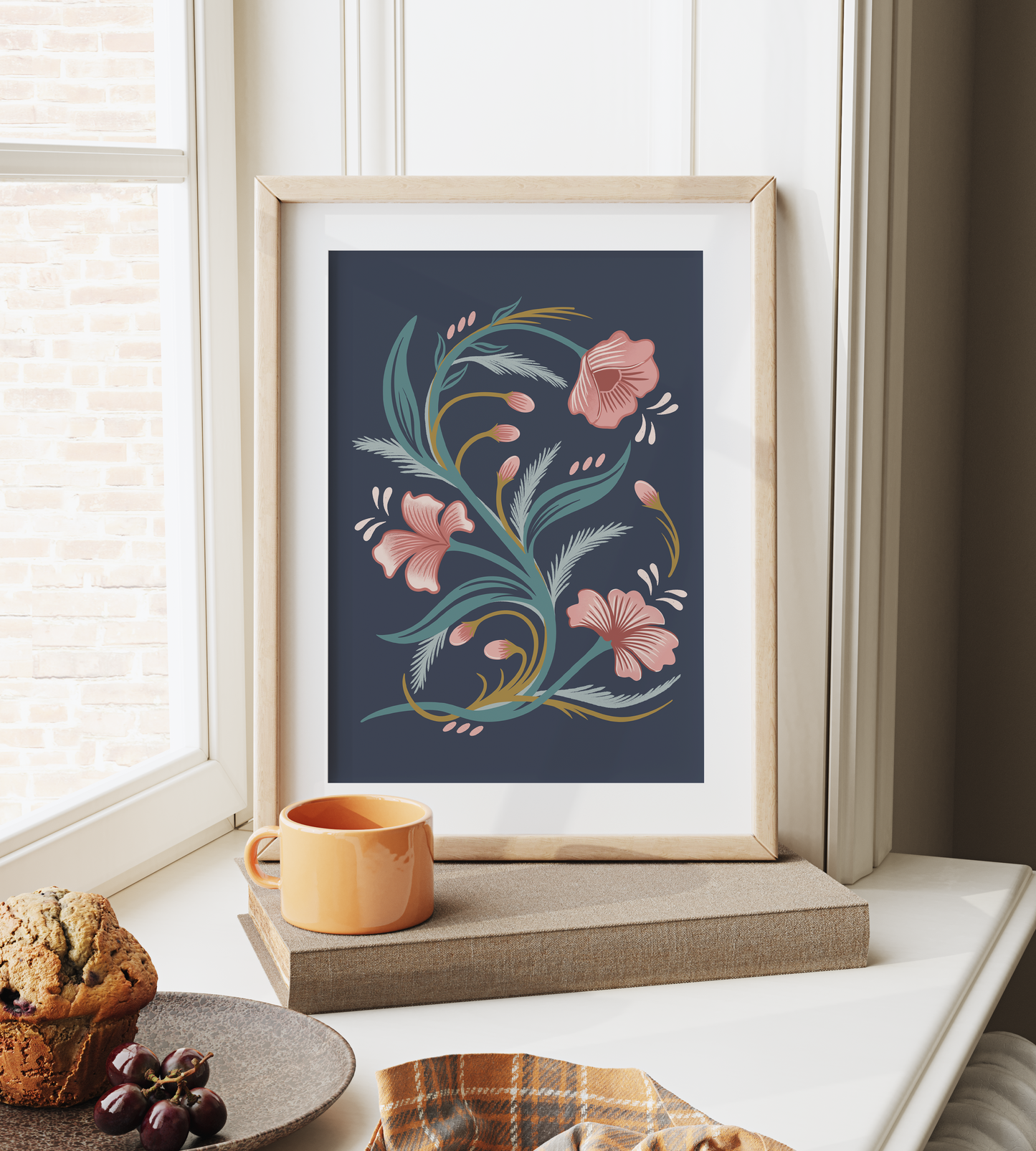 Abstract Floral Art Print