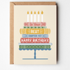 Book Happy Birthday Greeting Card