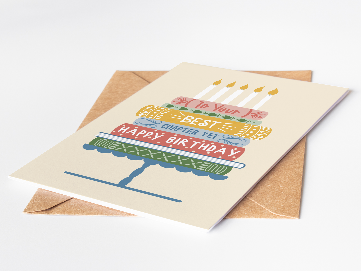 Book Happy Birthday Greeting Card