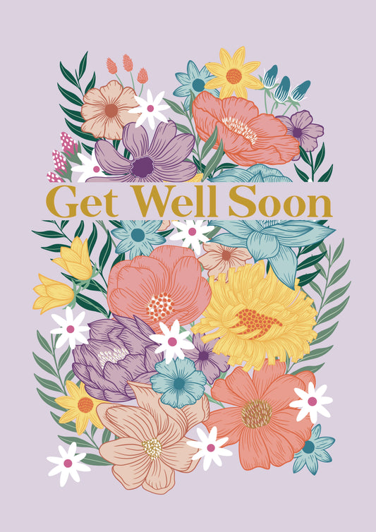 Get Well Soon Greetings Card