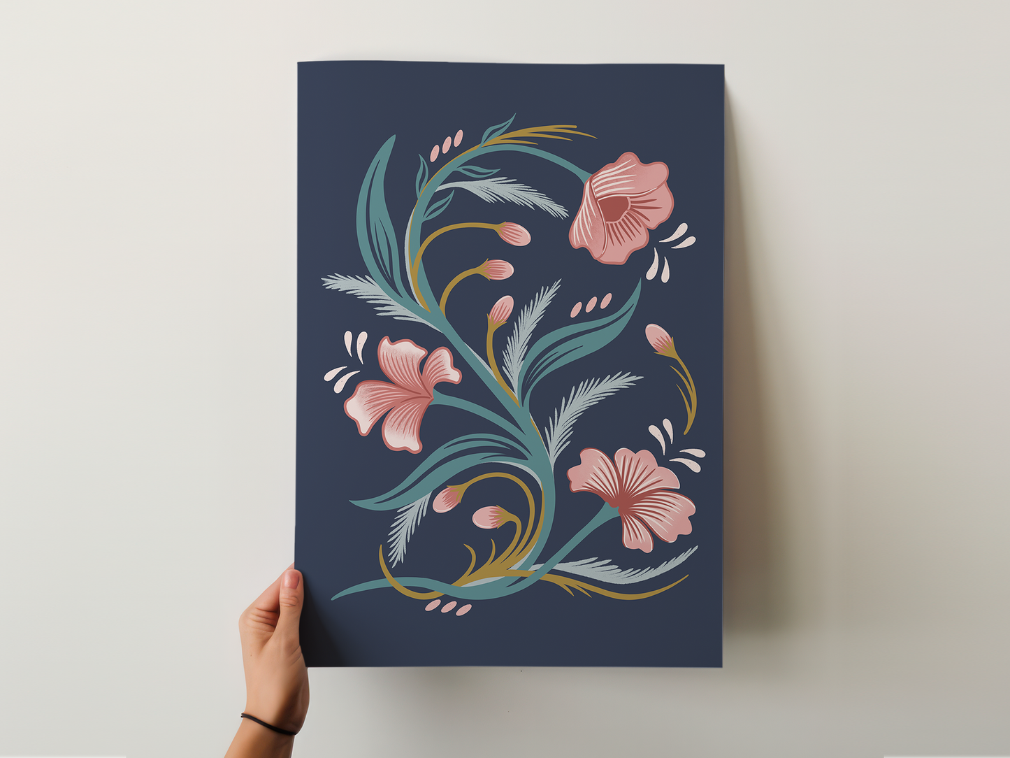 Abstract Floral Art Print