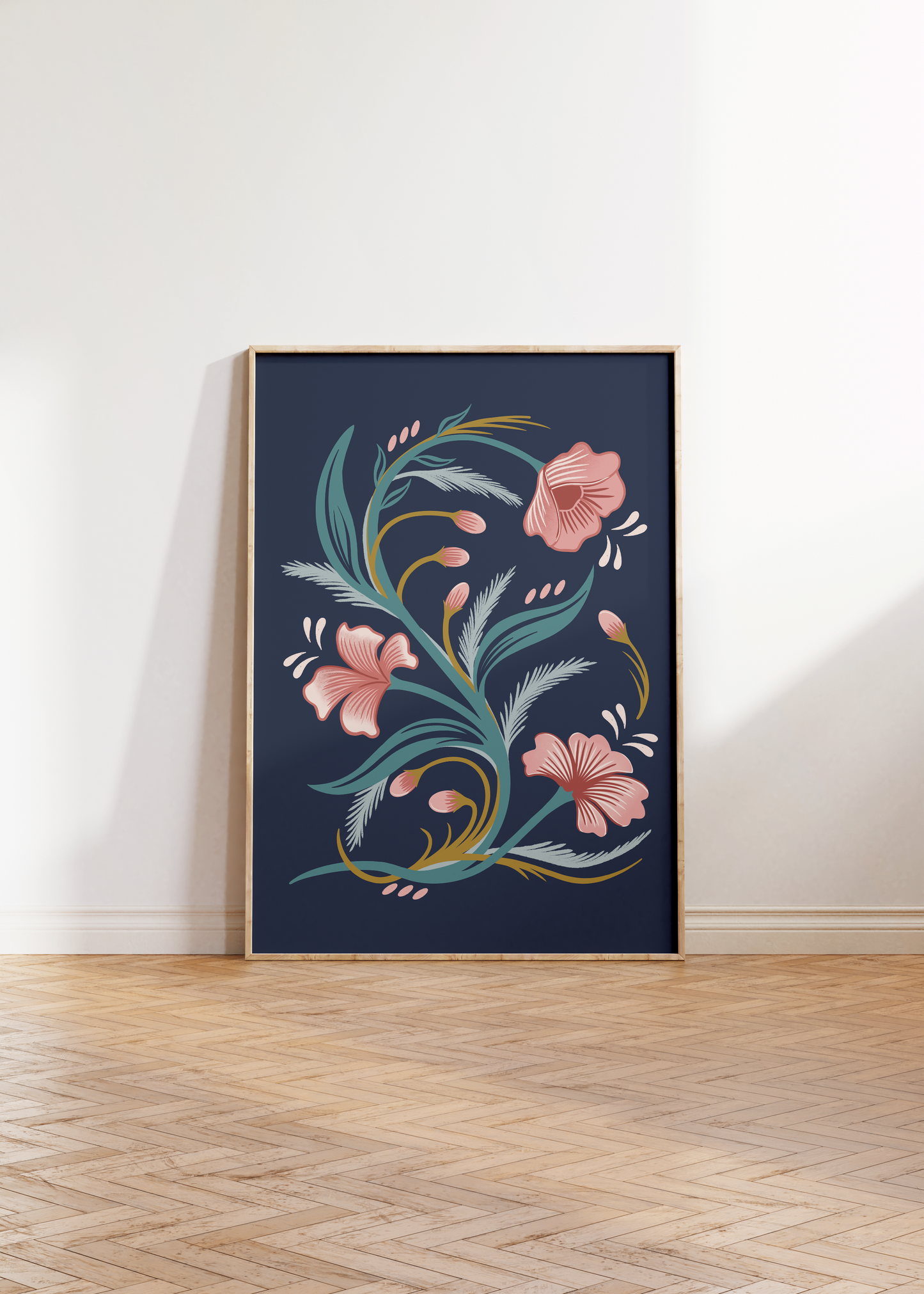 Abstract Floral Art Print