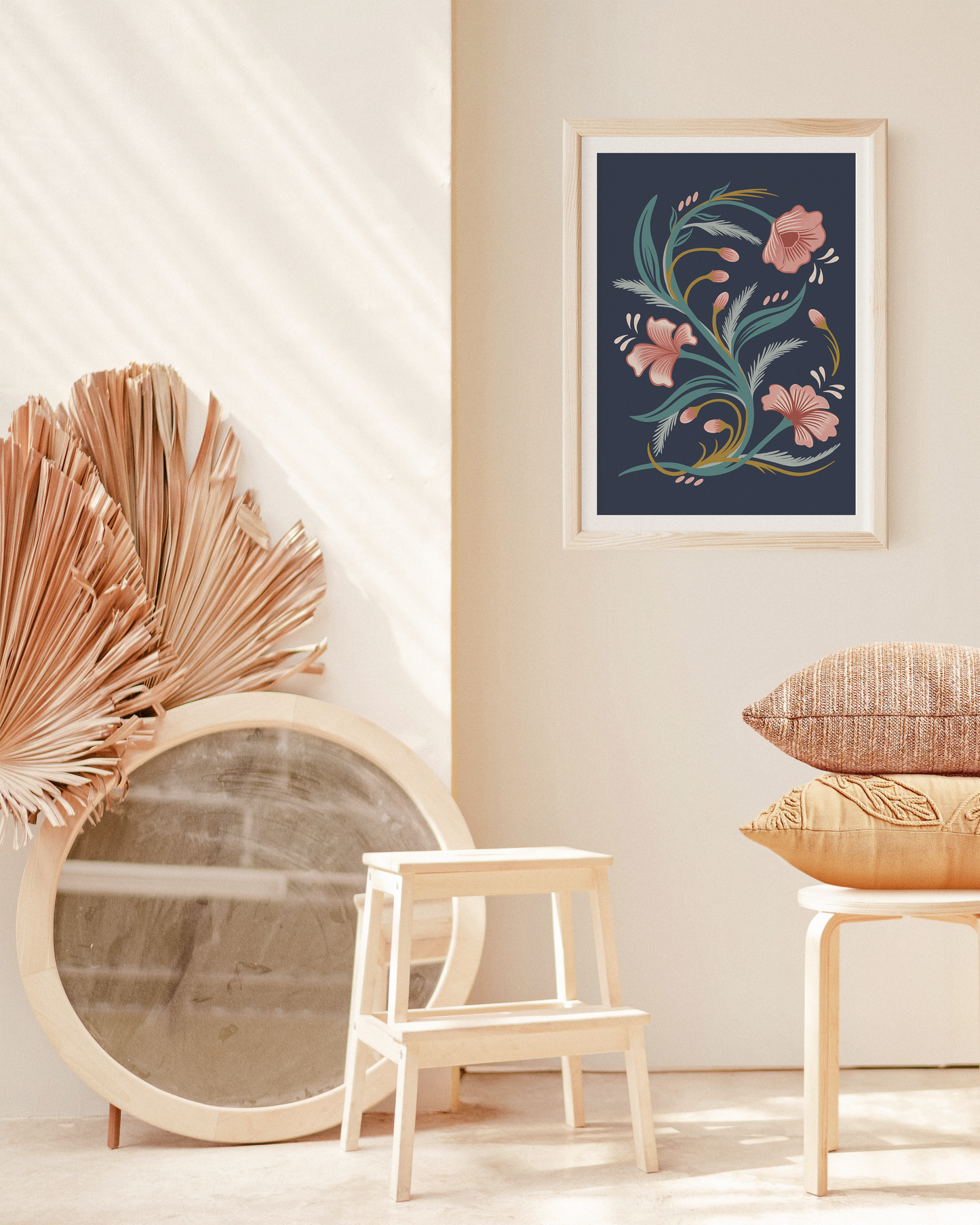 Abstract Floral Art Print