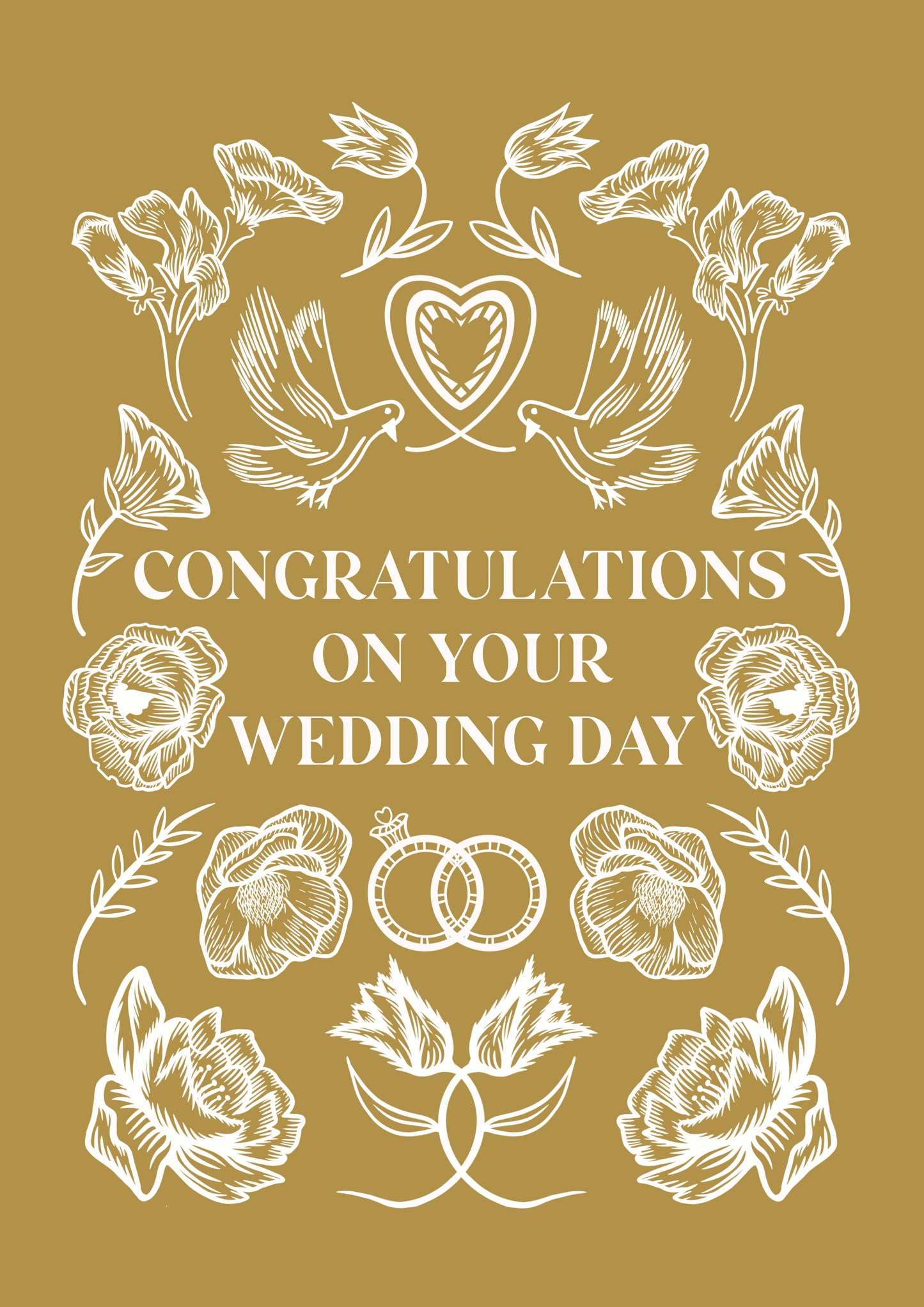 Wedding Day Card Greetings Card