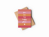 Happy Place Pink Greeting Card