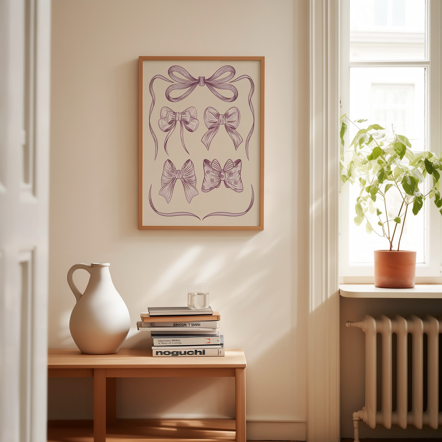 Ribbon Bow Art Print