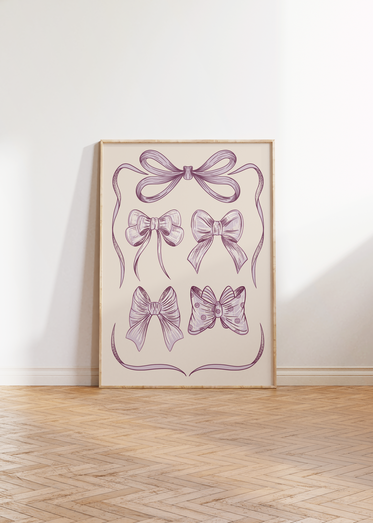 Ribbon Bow Art Print