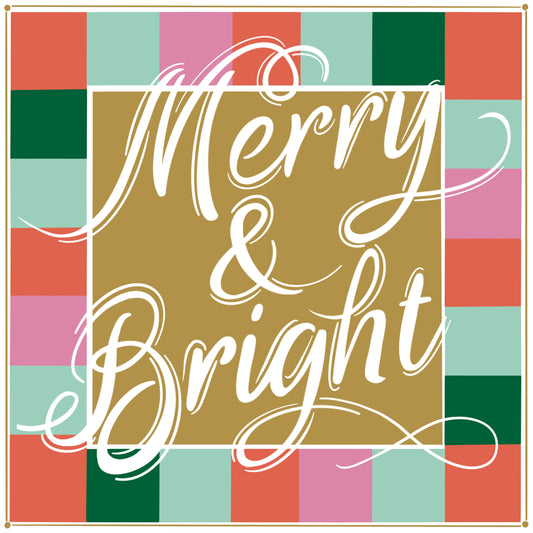 Merry and Bright Christmas Card