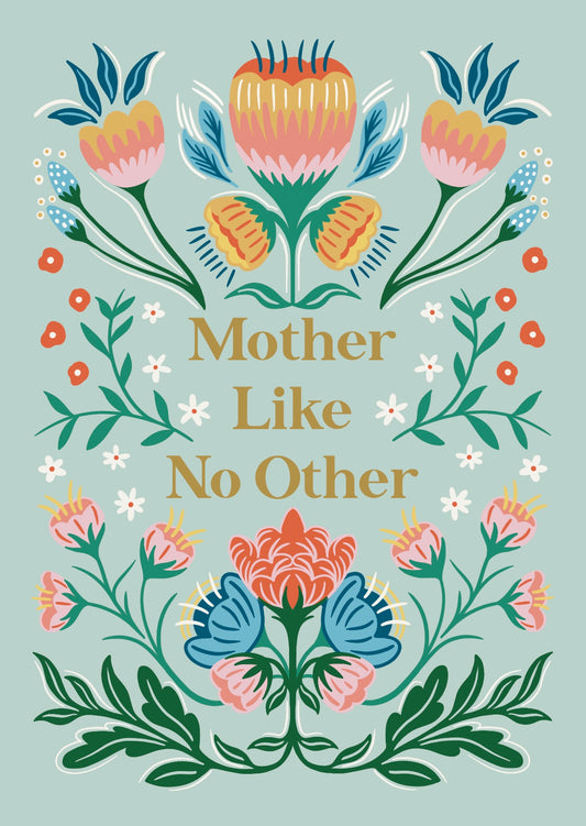 Folk Floral Mother's Day Card