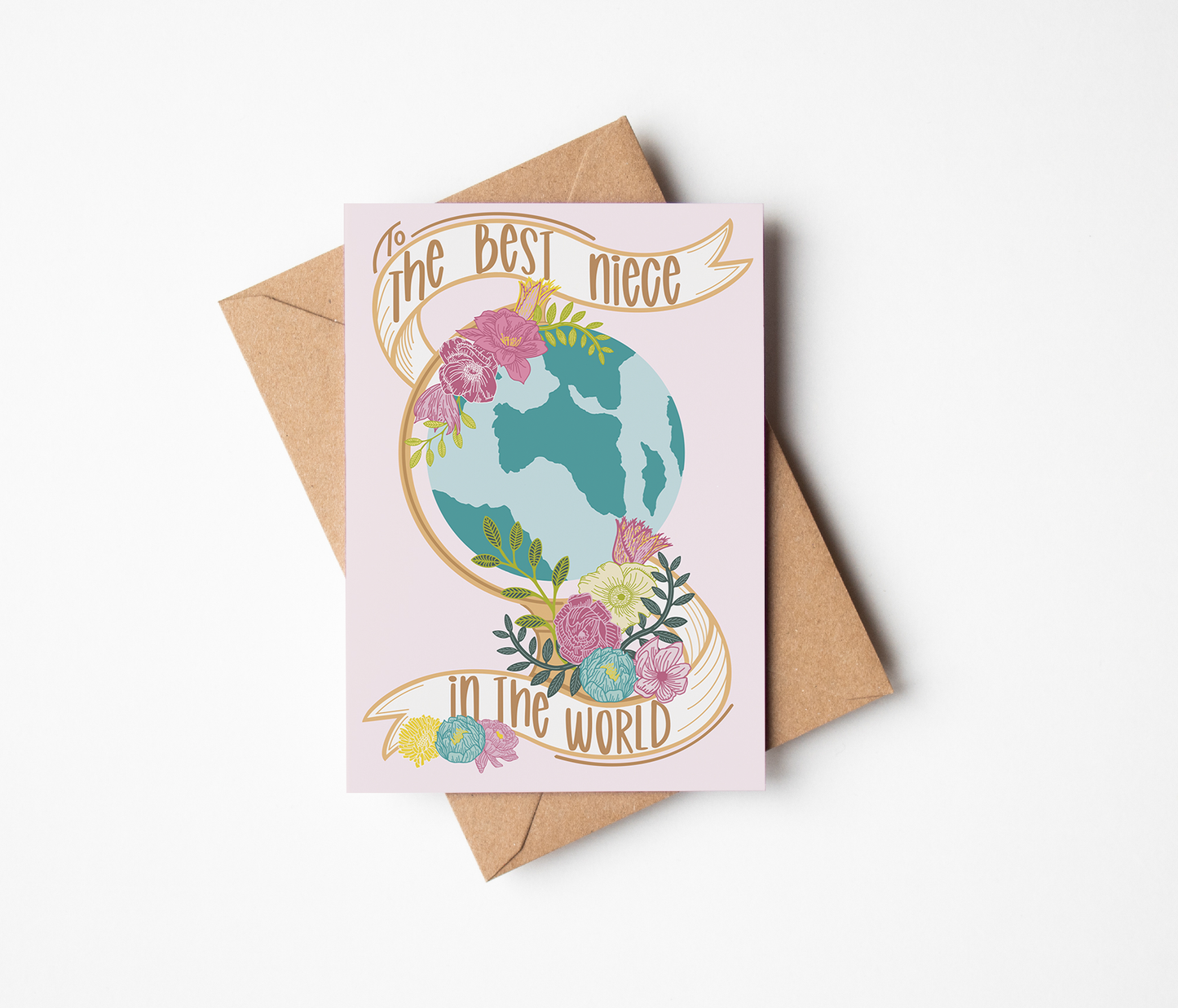 Best Niece In The World Greetings Card