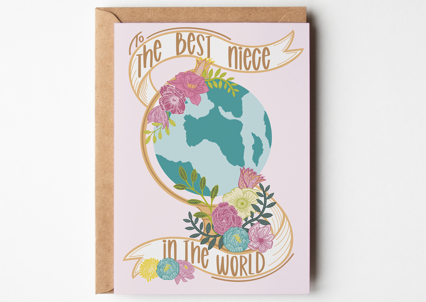 Best Niece In The World Greetings Card