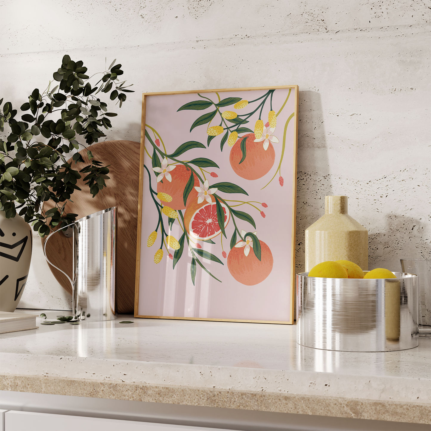Citrus Fruits Art Print