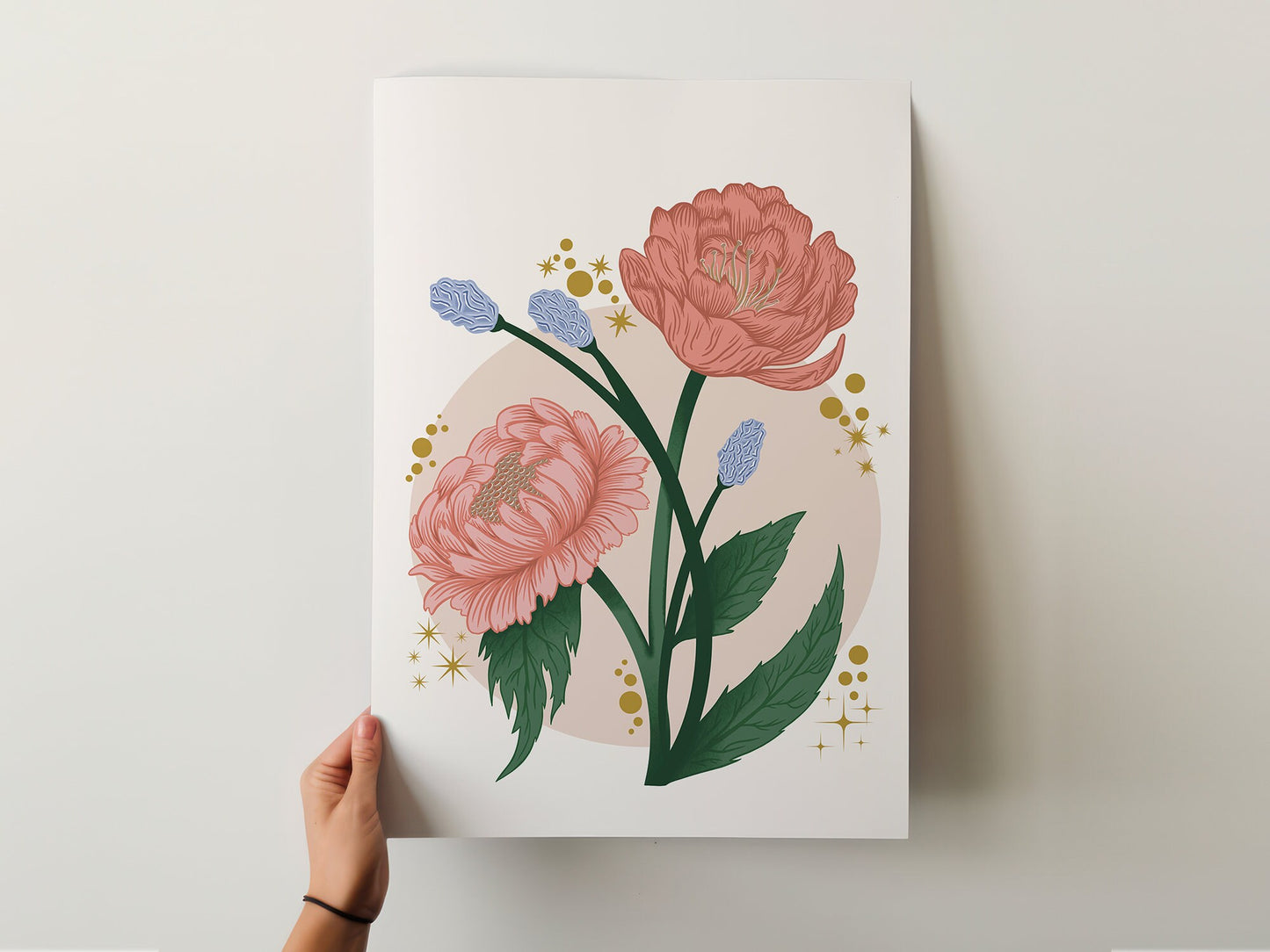 Peony Floral Art Print