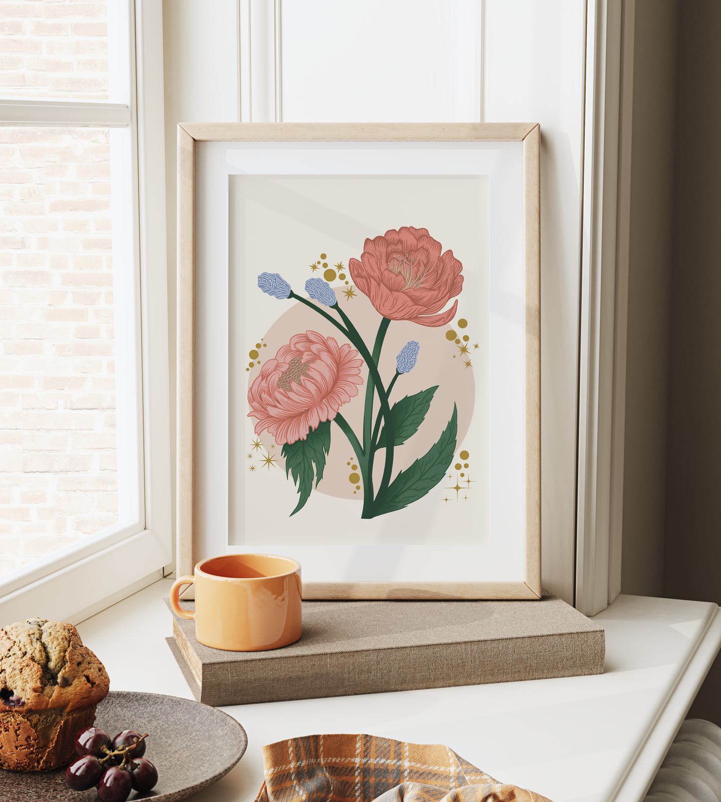 Peony Floral Art Print