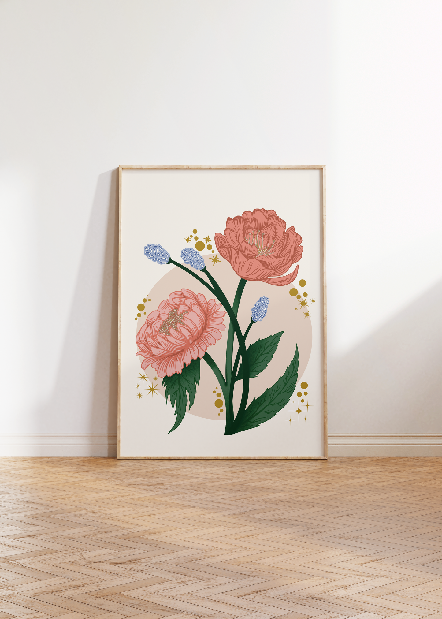 Peony Floral Art Print