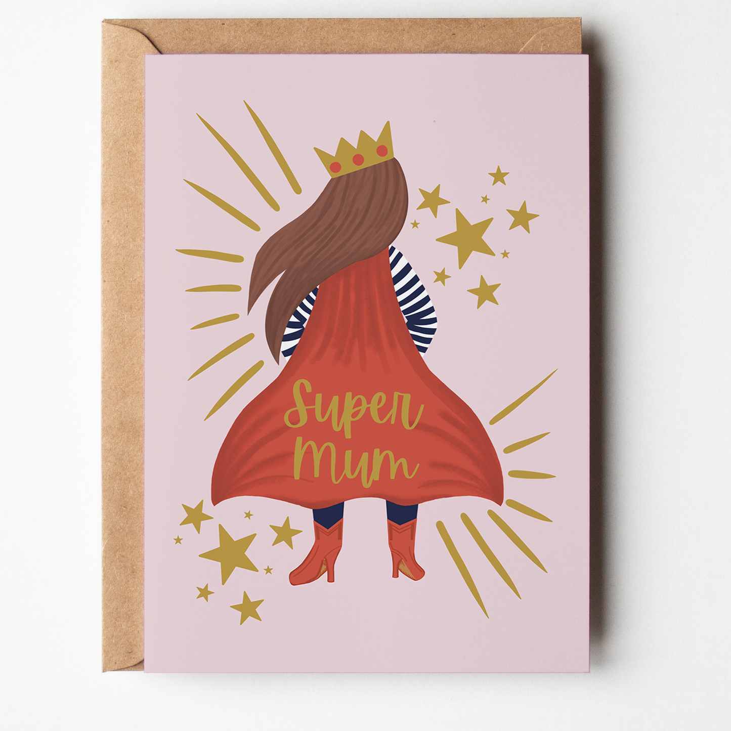 Super Woman Greetings Card