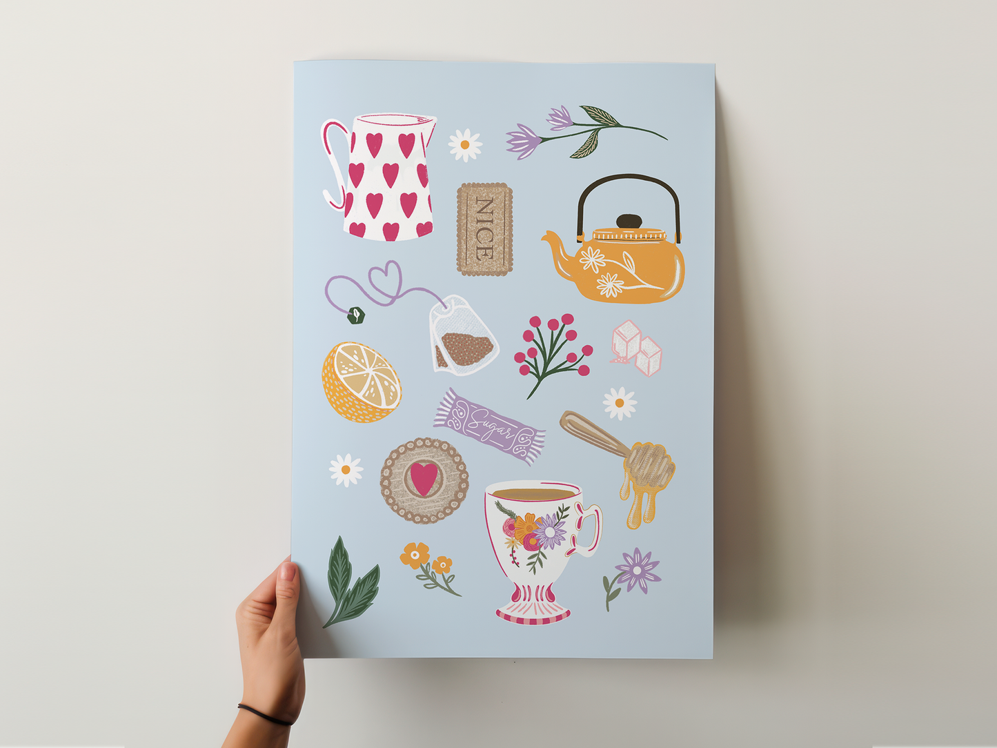 Set of 2 Tea and Coffee Art Prints