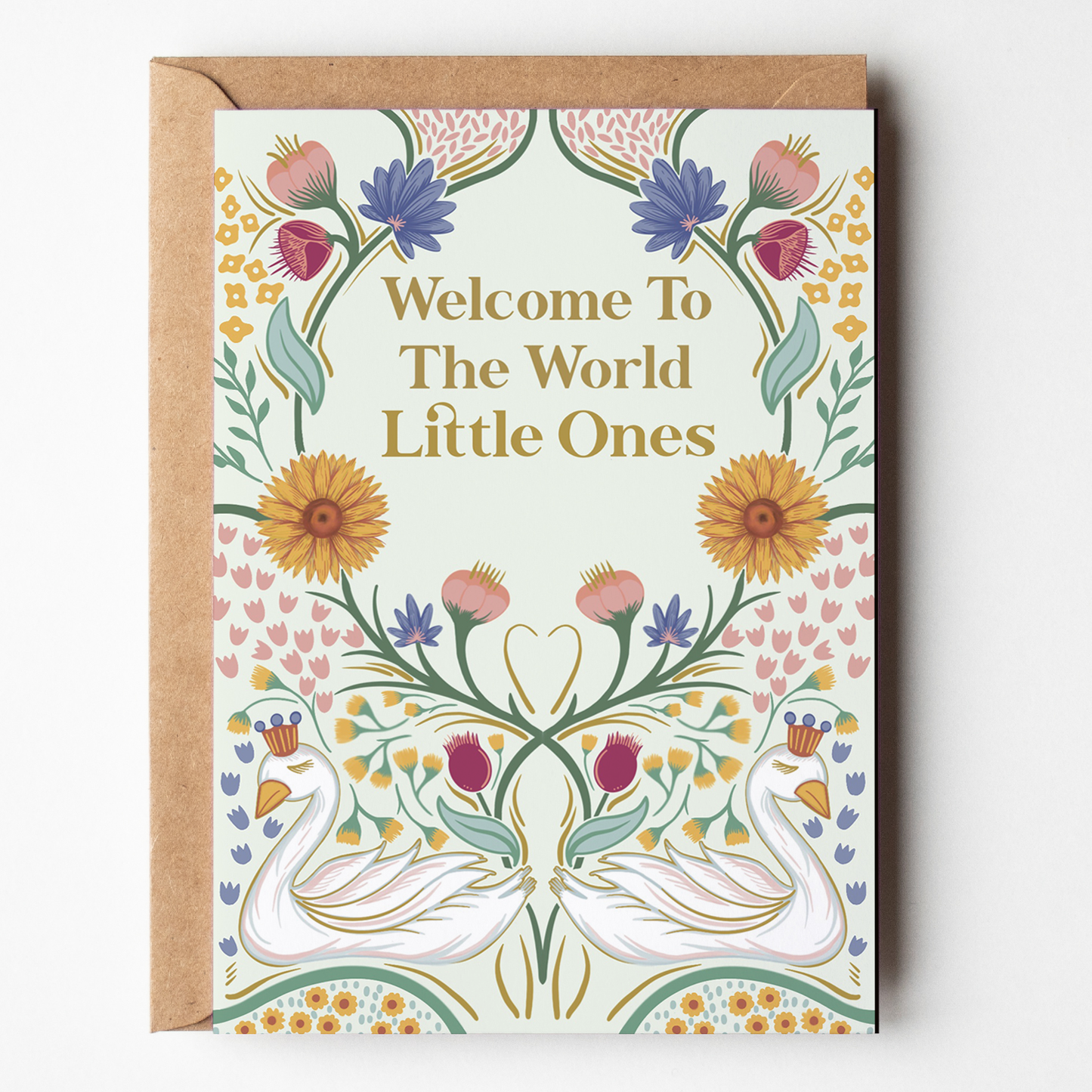 New Twins Greetings Card