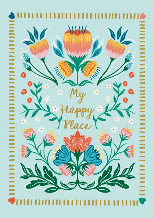 My Happy Place Art Print