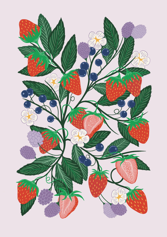 Berry Art Print