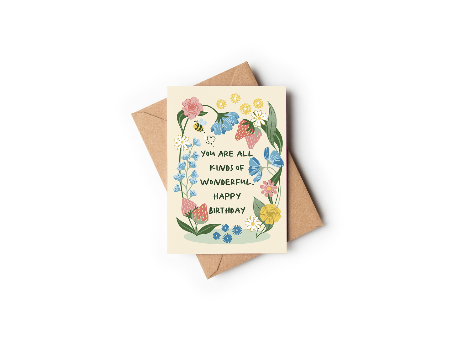 You Are Wonderful Birthday Card