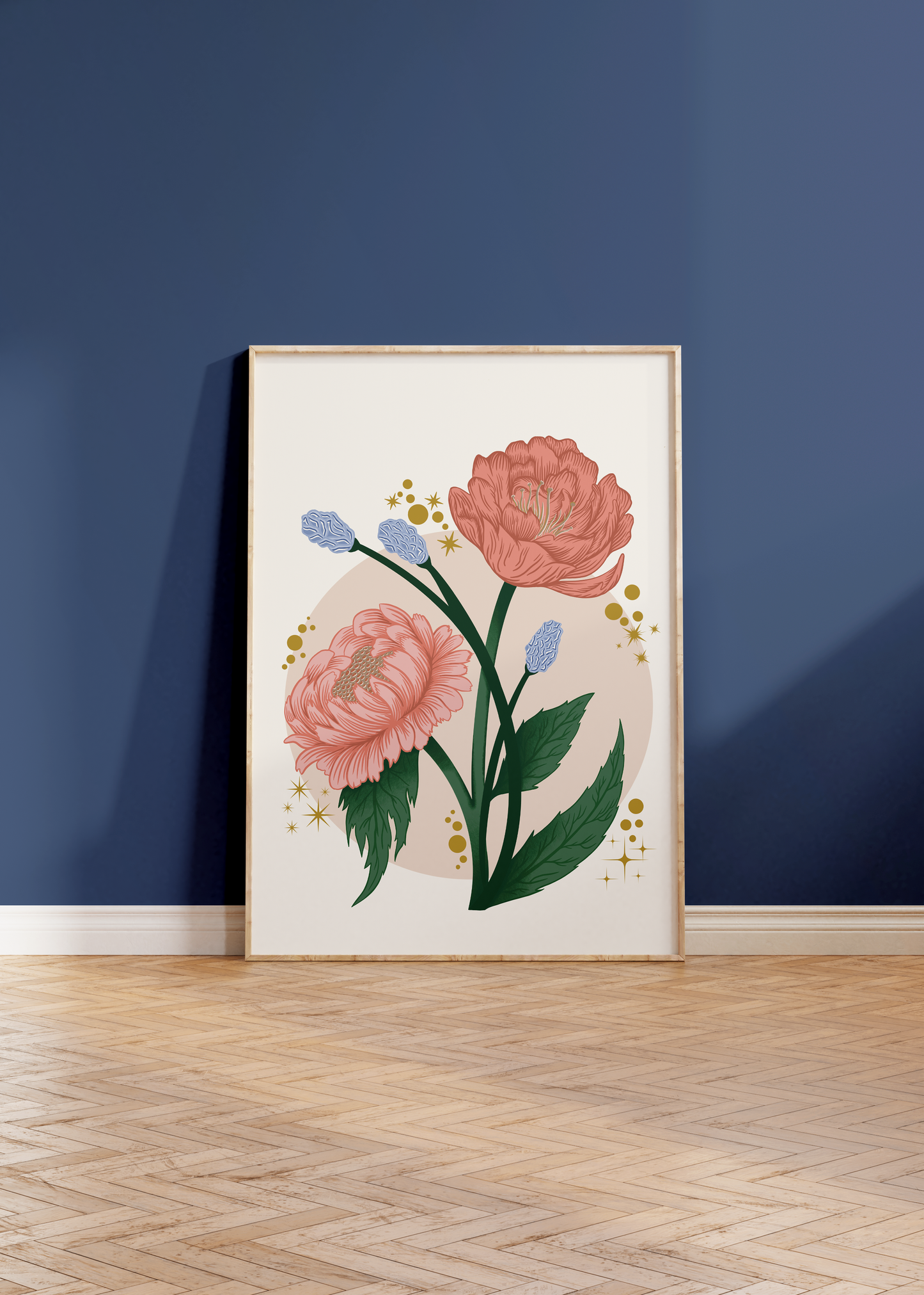 Peony Floral Art Print